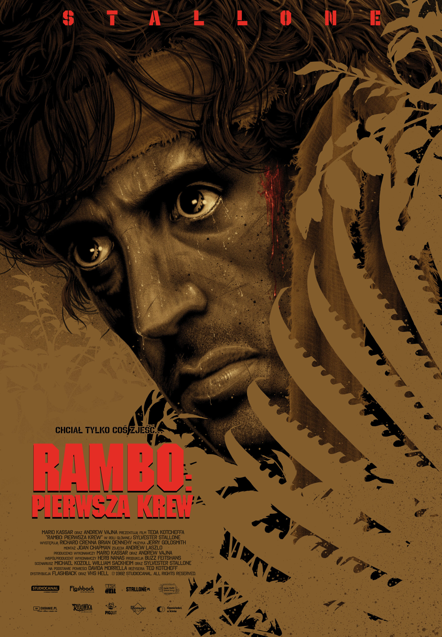 Rambo : pierwsza krew plakat